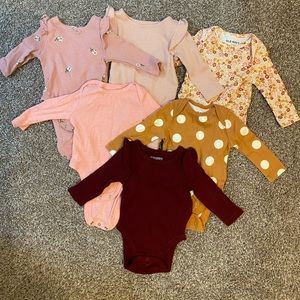Baby long sleeve onesies (6)